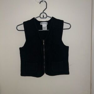 Vintage Stephanie Parks 100% Wool Vest